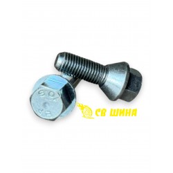 Болт колісний M12X1,5X28 конус шліцевий хром ключ 17
