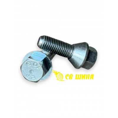 Аксесуари Болт колісний M12X1,5X28 конус шліцевий хром ключ 17