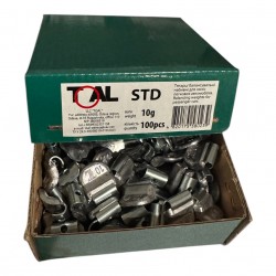 Тягарець набивний для металевих дисків STD 10 г TOAL