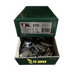 Тягарець набивний для металевих дисків STD 25 г TOAL