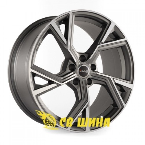 Avus AF20 9,5x21 5x112 ET31 DIA66,6 (black polished)