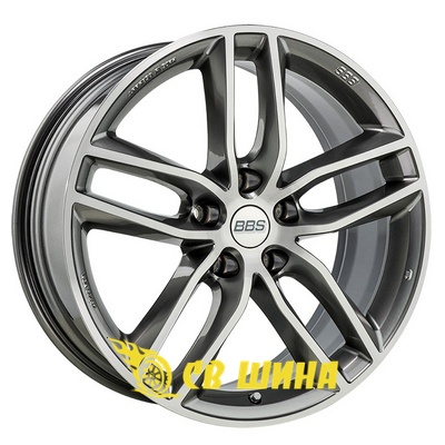 Диски BBS SX 9x20 5x114,3 ET42 DIA82,1 (platinum silver diamond cut)