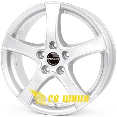 Диски Borbet F2 7,5x18 5x114,3 ET45 DIA60,1 (brilliant silver)