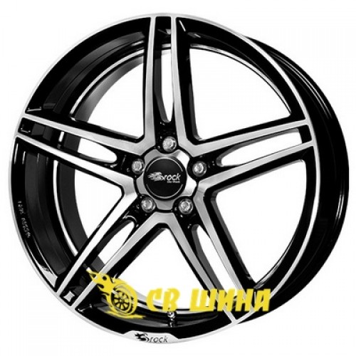 Brock B33 8,5x19 5x108 ET45 DIA72,6 (black full polished)