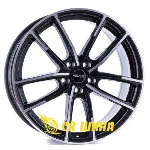Brock B38 8x20 5x112 ET48 DIA66,6 (black full polished)