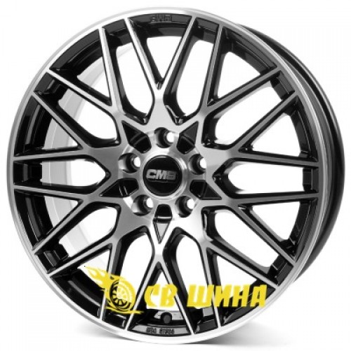 CMS C25 8x19 5x112 ET38 DIA66,6 (diamond rim black)