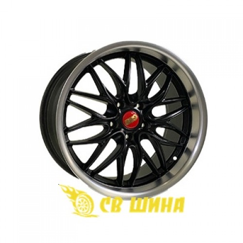 Cast Wheels CW004 8x18 5x112 ET38 DIA66,6 (black machined lip)