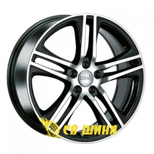 DBV Mauritius 7x16 5x112 ET40 DIA66,6 (gloss black)