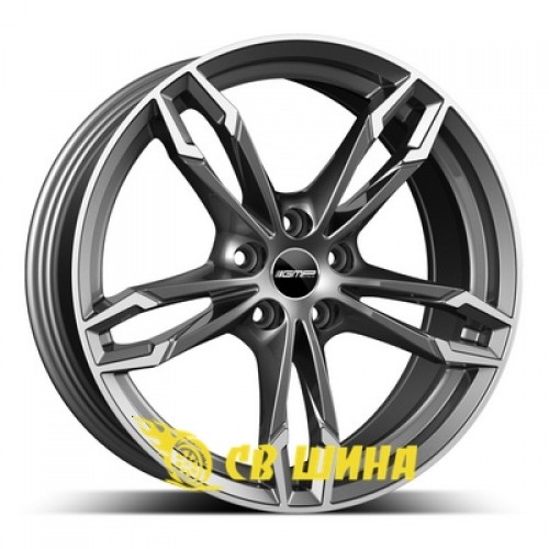 GMP Italia Dea 8,5x20 5x120 ET35 DIA72,6 (anthracite diamond)