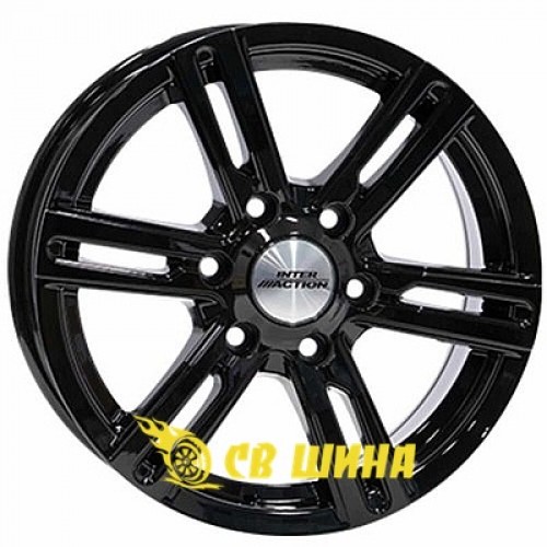 Inter Action Kargin 6 7,5x17 6x130 ET50 DIA84,1 (gloss black polished)
