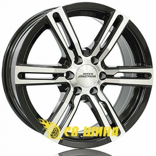 Inter Action Kargin 6 7,5x17 6x130 ET50 DIA84,1 (gloss black polished)