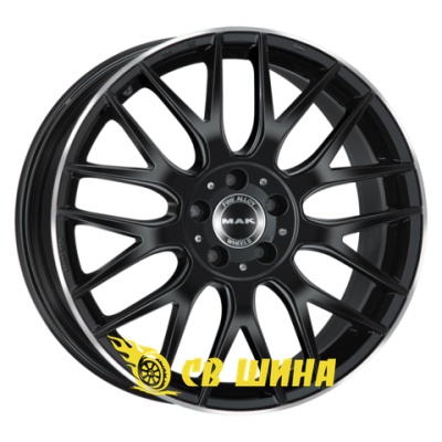Диски Mak Arrow 10x21 5x112 ET62 DIA66,6 (gloss black mirror ring)