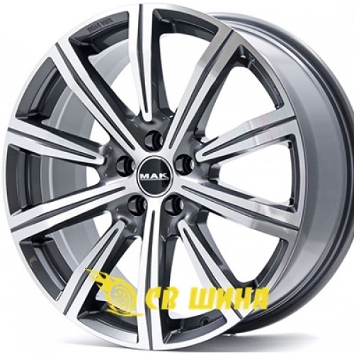 Mak Birmingham 8,5x20 5x112 ET28 DIA66,6 (gun metal mirror)