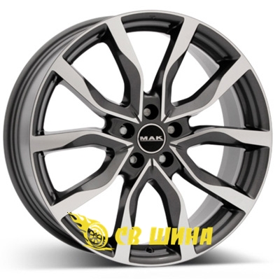 Диски Mak Highlands 8x18 5x108 ET45 DIA63,4 (gloss black)