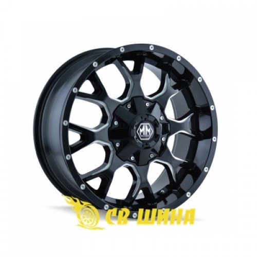 Mayhem Warrior 9x20 6x135/139,7 ET18 DIA106,1 (gloss black)