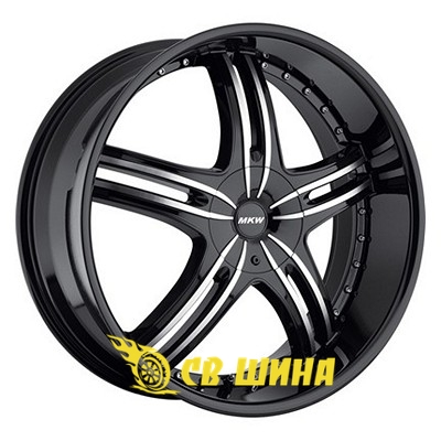 Диски MKW (Mi-tech) M-105 9,5x22 6x139,7 ET18 DIA106,1 (satin black)