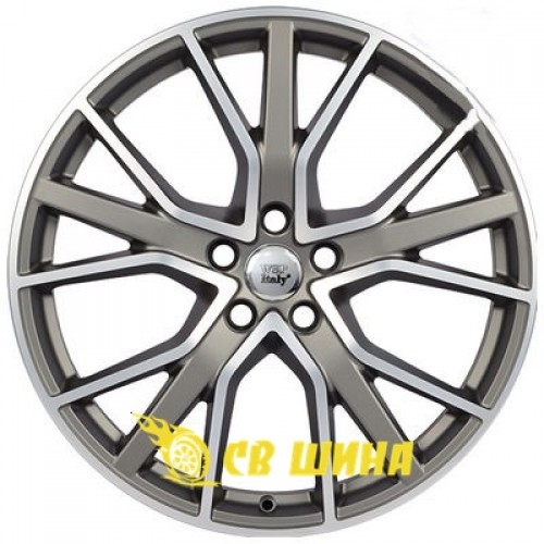 WSP Italy Audi (W571) Alicudi 8,5x20 5x112 ET43 DIA66,6 (matt gun metal polished)