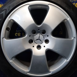 Mercedes OEM A2214012102 8,5x18 5x112 ET43 DIA66,6 (silver) Б/У