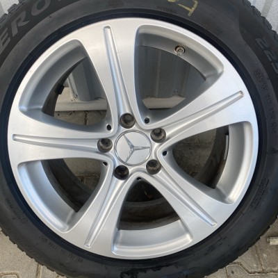 Диски Mercedes OEM A2134011200 7,5x17 5x112 ET40 DIA66,6 (silver) Б/У