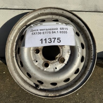 Диски Steel Noname 6x15 5x130 ET75 DIA84,1 (silver) Б/У