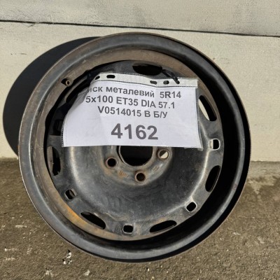 Диски Steel Noname 5x14 5x100 ET35 DIA57,1 (black) Б/У
