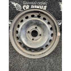 Steel Noname 5x14 4x100 ET35 DIA57,1 (black) Б/У