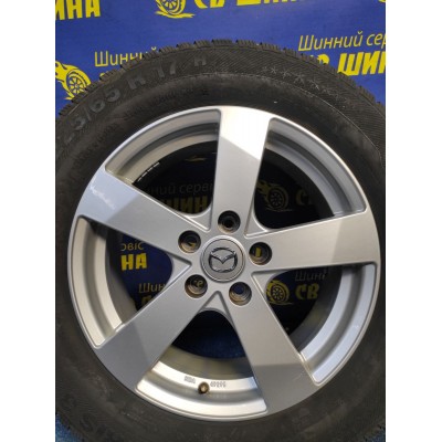 Диски Dezent TD 7x17 5x114,3 ET48 DIA71,6 (silver) Б/У