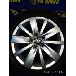 Volkswagen OEM 3AA601025 7x16 5x112 ET45 DIA57,1 (silver) Б/У