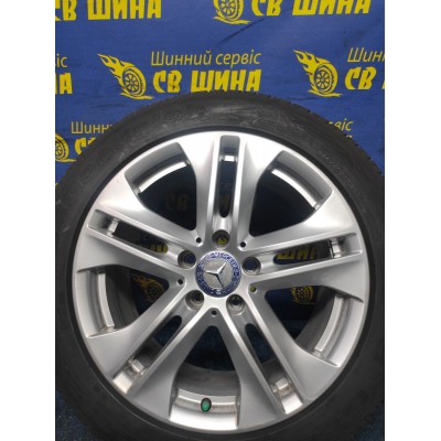 Диски Mercedes OEM A2124010902 8x17 5x112 ET48 DIA66,6 (silver) Б/У