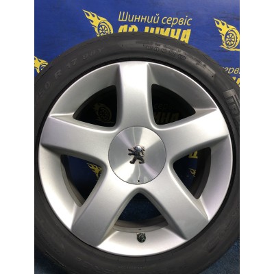 Диски Peugeot OEM 04322X 7,5x17 5x108 ET35 DIA66,6 (silver) Б/У