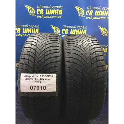 Шини Bridgestone Blizzak LM005 255/55 R19 111H XL Б/У 4 мм