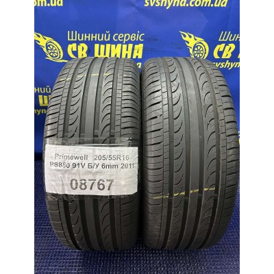 Шини Prime Well PS880 205/55 R16 91V Б/У 6 мм