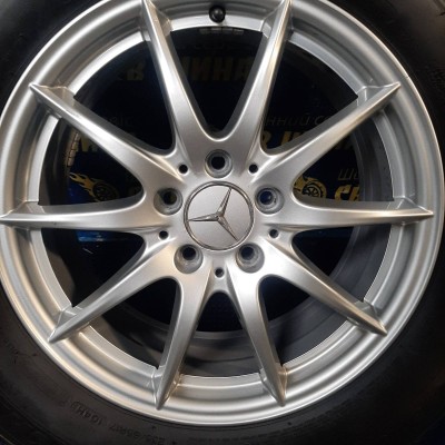 Диски Mercedes OEM A1664010502 7,5x17 5x112 ET53 DIA66,6 (silver) Б/У